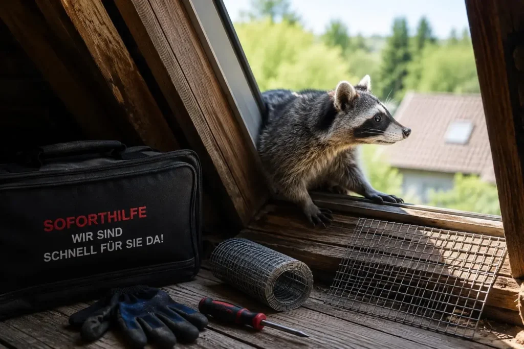 waschbär ki